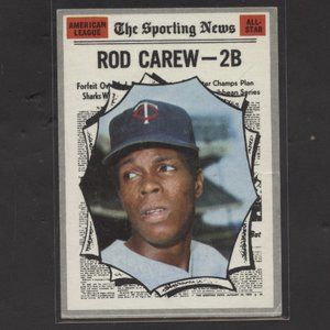 1970 TOPPS BASEBALL ROD CAREW ALL STAR CARD TWINS HOF'ER